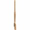 Ekena Millwork Alberta Smooth Timber Gable Bracket, Western Red Cedar, 96"W x 48"H x 1 1/2"D x 5 1/2"F, 12/12 Pitch GBW096X48X0206ALB00SWR - alternate 2